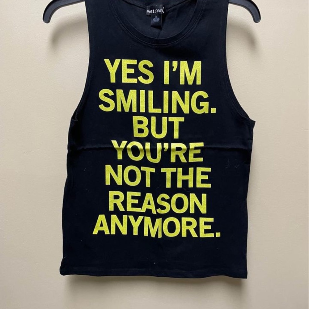 Graphic Sleeveless Top